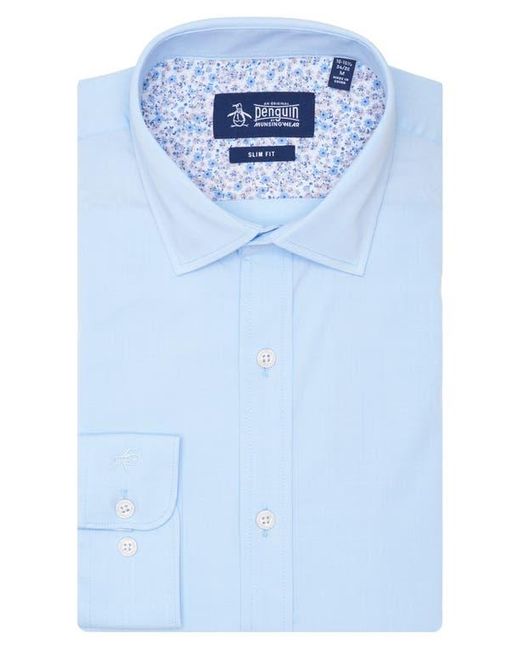Original Penguin Big & Tall Melange Floral Trim Slim Fit Dress Shirt in Blue for Men | Lyst Original Penguin Big & Tall Melange Floral Trim Slim Fit Dress Shirt in Blue for Men | Lyst