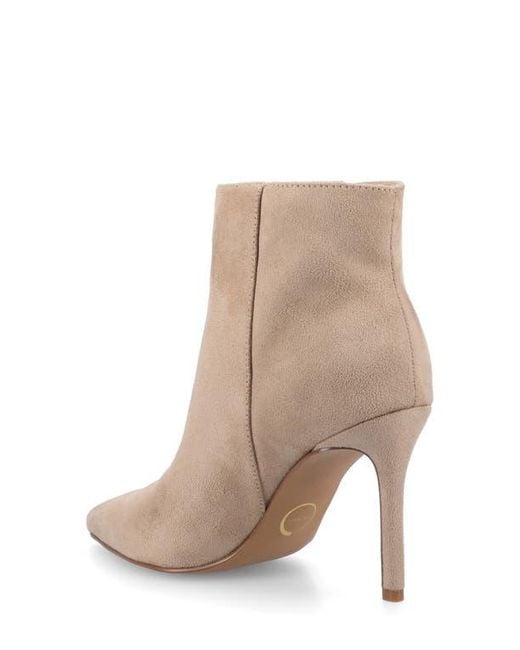 Journee Collection Brown Leyna Zip Boot
