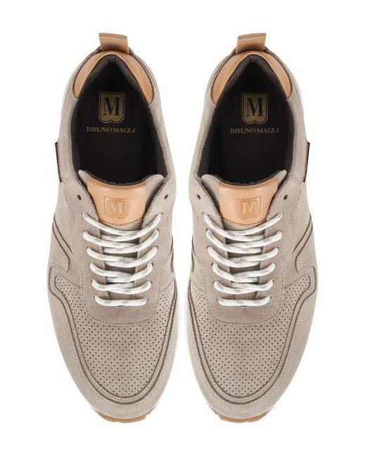 Bruno Magli Gray Capri Sneaker for men