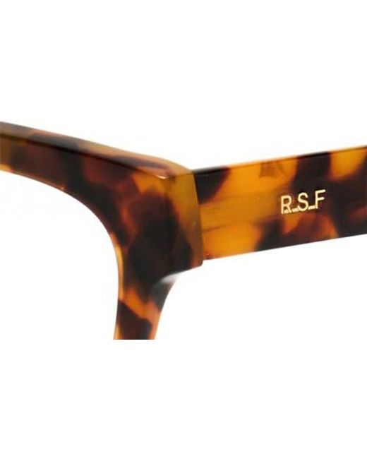 Retrosuperfuture Brown 54Mm Rectangular Reading Glasses