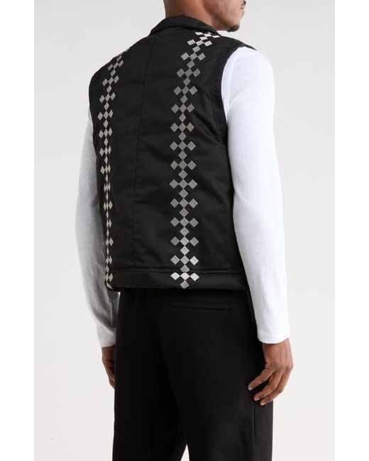 Saint Studio Black Syracuse Down Vest for men