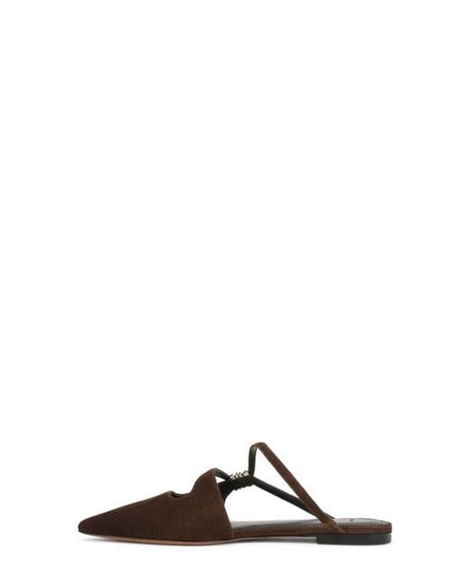 Vince Brown Gilia Strappy Pointed Toe Flat Mule
