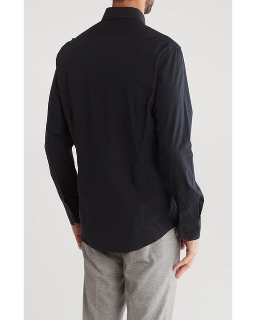 Roberto Cavalli Gray Slim Fit Cotton Dress Shirt for men