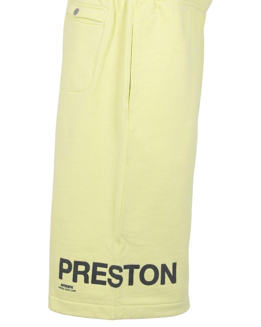 Heron Preston Yellow Global Collage Sweat Shorts for men