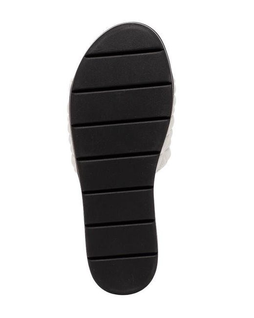 Linea Paolo White Leah Slide Sandal