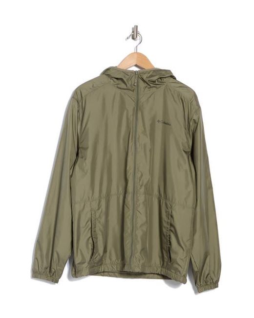Columbia Center Ridge Ii Lined Windbreaker Jacket in Green for Men Lyst