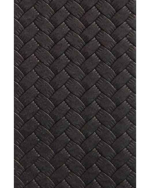 Ted Baker Black Reversible Embossed Leather Belt for men