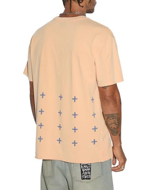 Ksubi Natural Apex Biggie Cotton Graphic T-Shirt for men