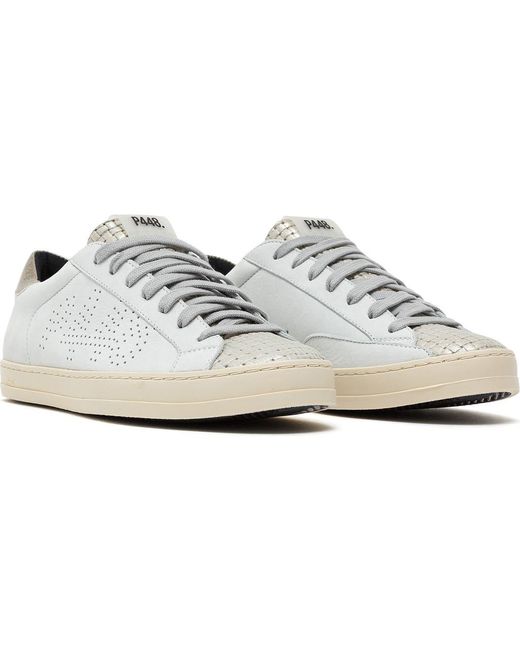P448 White John Sneaker