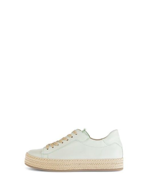 Gabor White Platform Sneaker