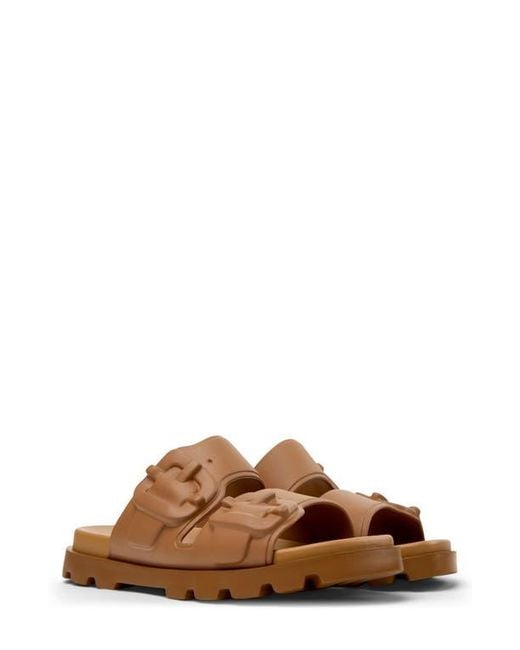Camper Brown Brutus Slide Sandal for men
