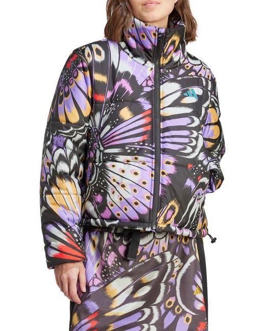 ADIDAS x FARM RIO X Farm Rio Colorfly Puffer Jacket | Lyst