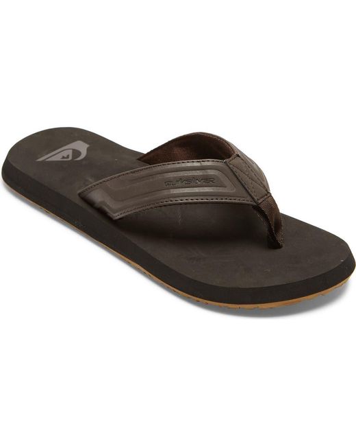 Quiksilver Brown Monkey Wrench Flip Flop for men