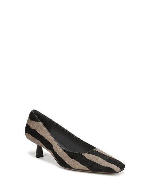 Sarto Black Ryan Square Toe Pump