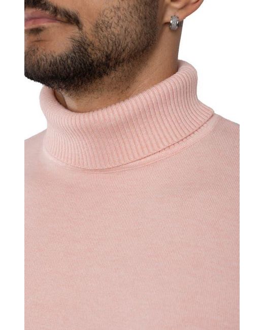 Xray Jeans Pink Turtleneck Pullover Sweater for men