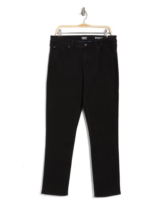 DKNY Black Bedford Straight Leg Jeans for men