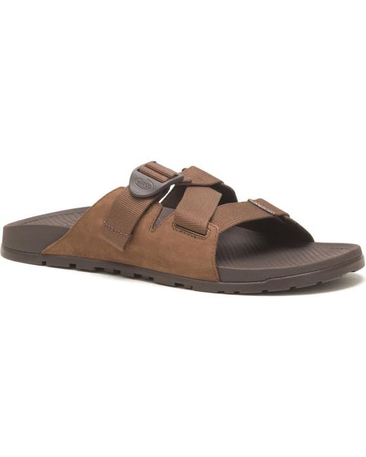 Chaco Brown Lowdown Slide Sandal for men