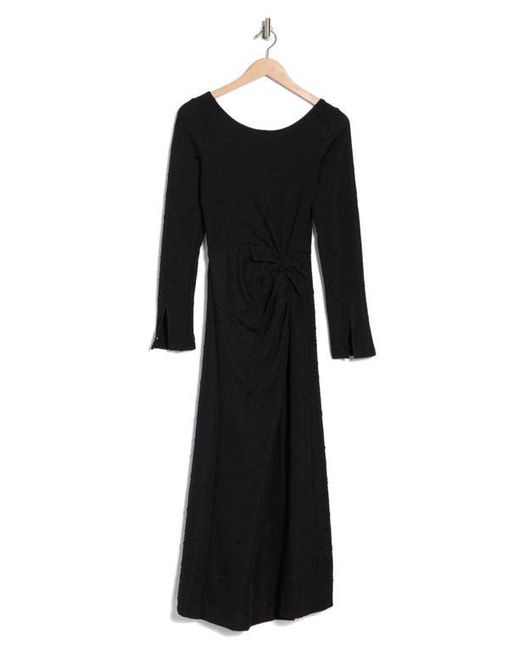 Free People Black Love And Be Loved Long Sleeve Maxi Dress
