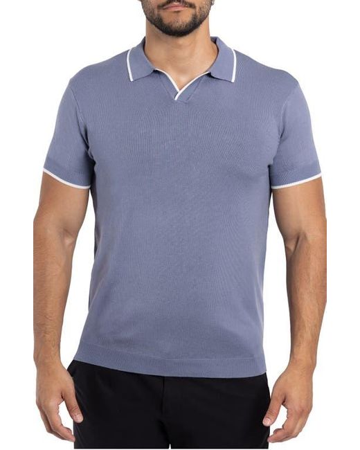 Xray Jeans Blue V-Neck Polo Sweater for men