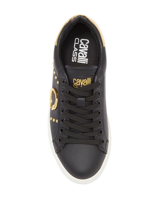 roberto cavalli sport netted colorblock sneaker
