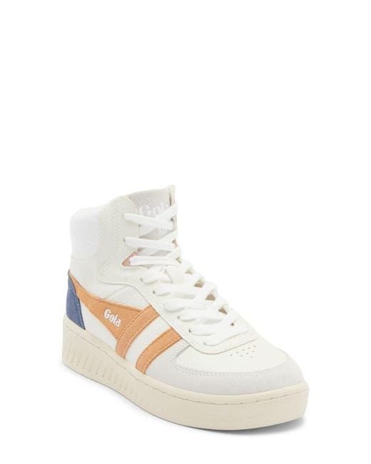 Gola White Slam Trident Trainer Sneaker