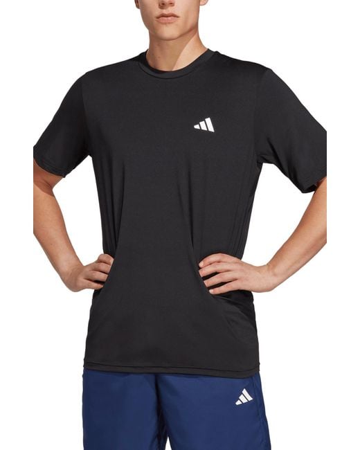 Adidas Black Aeroready Training Essentials Short Sleeve T-shirt for men