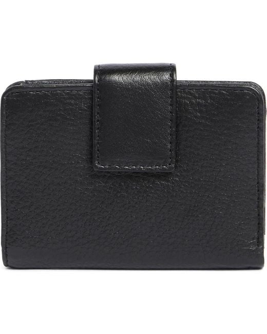 MUNDI SMALL LEATHER GOODS Black Pixie Leather Card Case