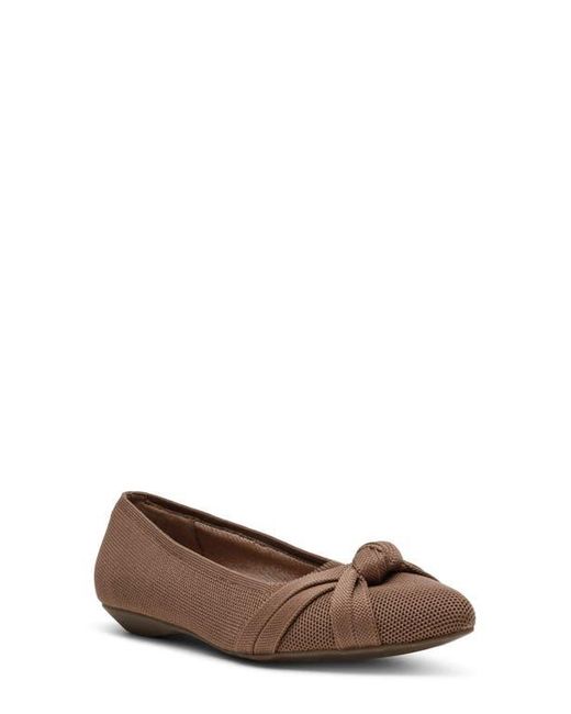Anne Klein Brown Olami Knot Flat