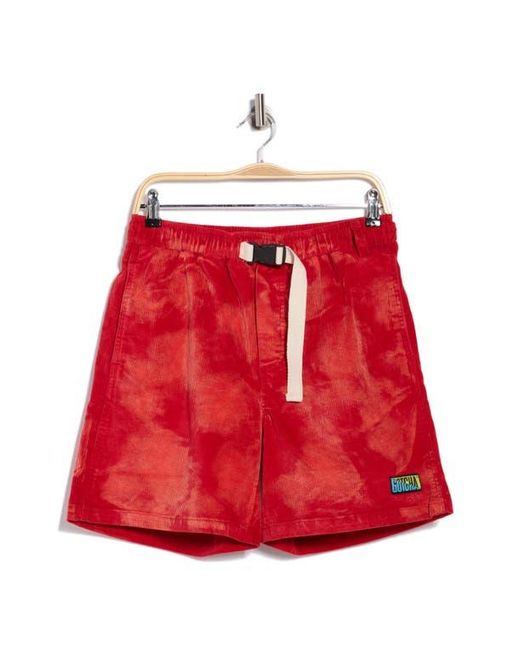 Gotcha Red Samara Walking Shorts for men