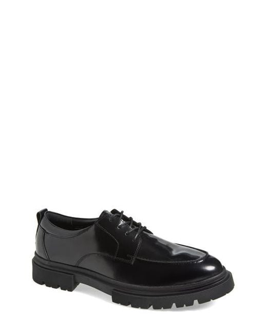 Steve Madden Zuri Lug Sole Derby in Black for Men | Lyst