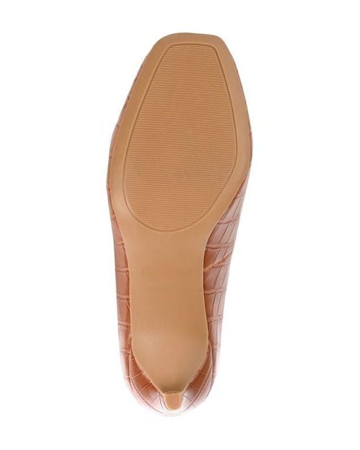 Journee Collection Brown Monalee Pump