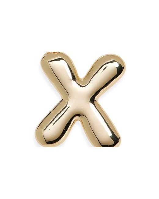 Leith Metallic Bubble Initial Bag Charm
