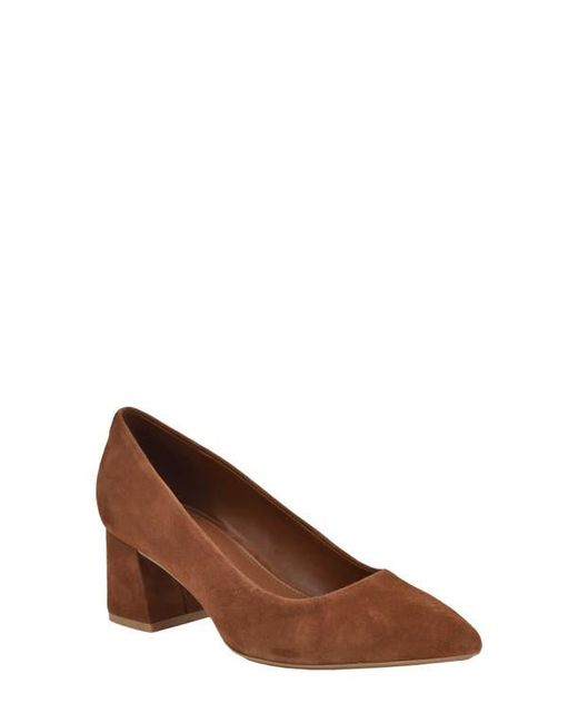 Calvin Klein Brown Lenott Pointed Toe Pump