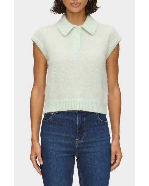 ALIGNE Blue Lexi Polo Sweater
