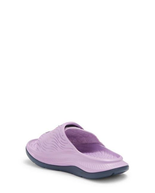 Hoka One One Purple Gender Inclusive Ora Luxe Slide Sandal