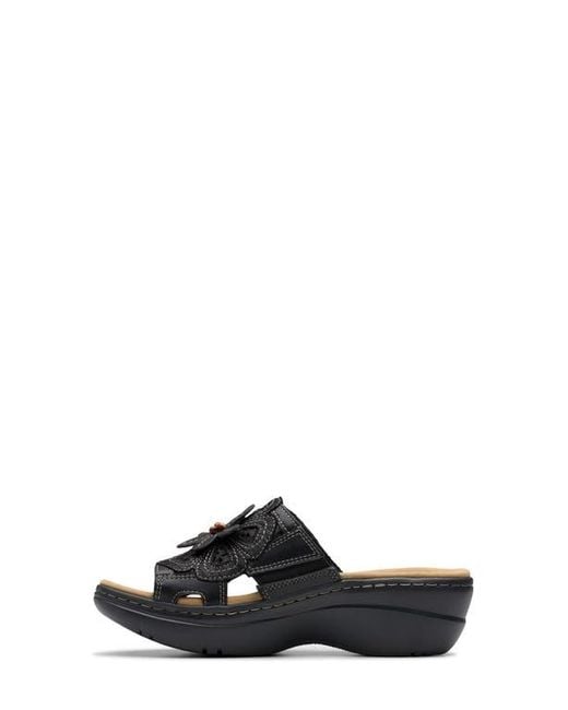 Clarks Black Merliah Belle Wedge Sandal