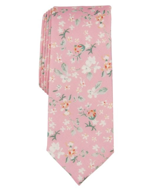 Original Penguin Pink Sandoval Floral Tie for men