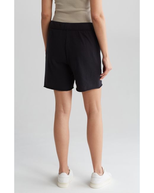 James Perse Black French Terry Shorts