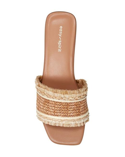 Easy Spirit Brown Genia Block Heel Sandal