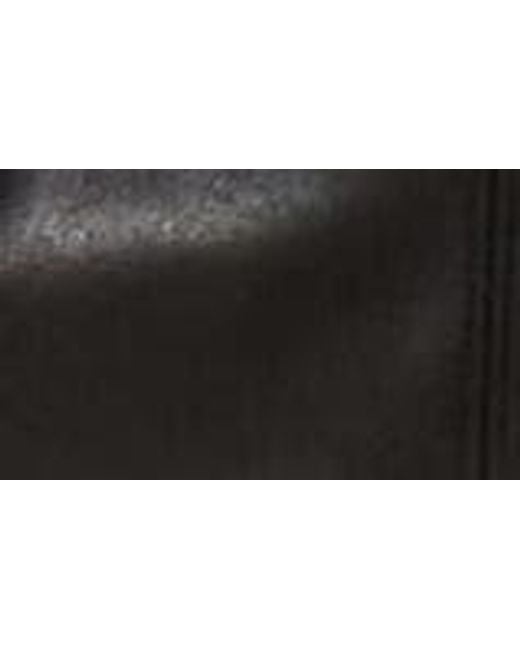 AFRM Blue Koa Faux Leather Bustier Crop Top