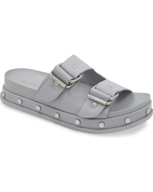 BCBGeneration Gray Bamba Platform Sandal