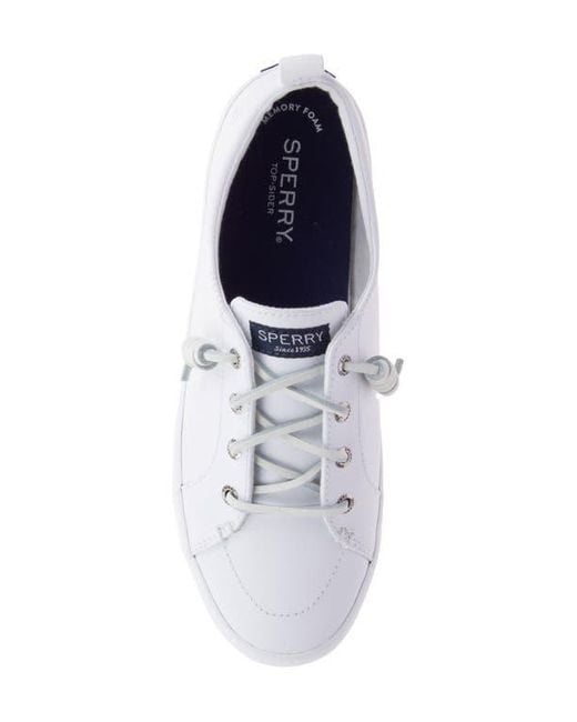Sperry Top-Sider White Crest Vibe Platform Sneaker