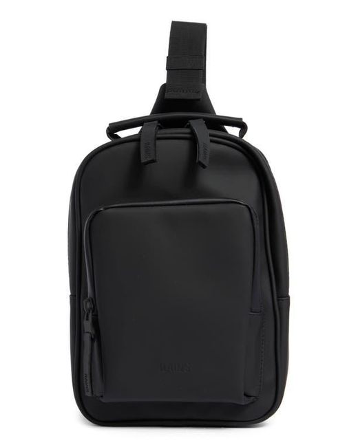 Rains Black Mini Book Daypack