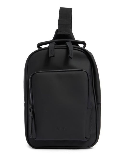Rains Black Mini Book Daypack