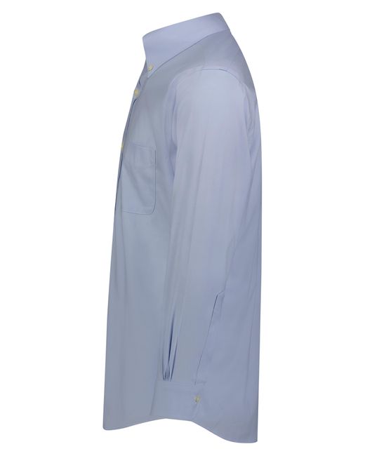 Brooks Brothers Blue Non-iron Stretch Regent Fit Supima® Cotton Dress Shirt for men