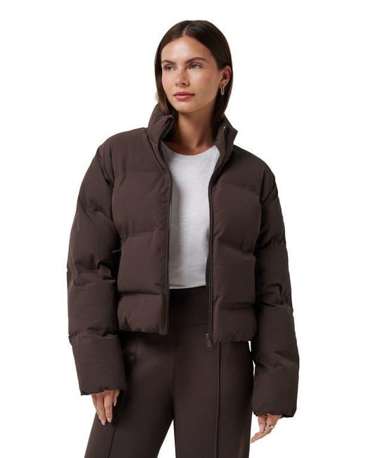 Travis Mathew Black Moontide Bonded Puffer Jacket