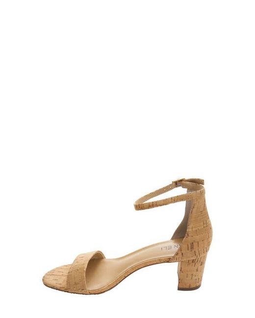 Vaneli Natural Meryn Ankle Strap Sandal