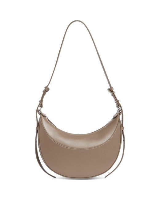 BCBGMAXAZRIA Crescent Crossbody Bag in Metallic | Lyst