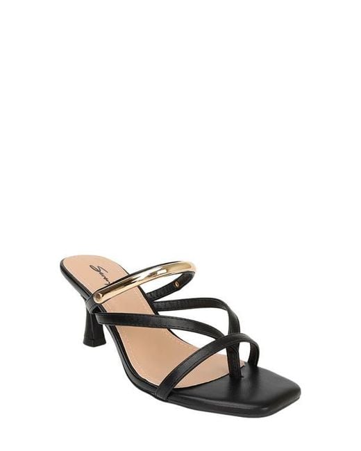 Seven7 Black Cressa Sandal