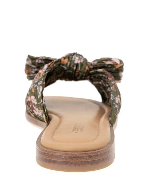Kensie Brown Renata Slide Sandal
